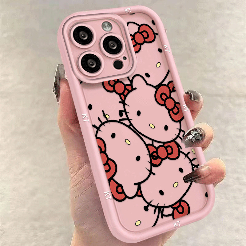 Capinha Capa de Anti queda fosco Padrão de gato KT Aplica se a Samsung A04 A05 A10 A12 A14 A15 A32 A35 A55 A72 - detalhe