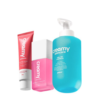 Kit Creamy Skincare Gel de Limpeza Calming Cream Niacinamide B (3 produtos) em Oferta na Shopee
