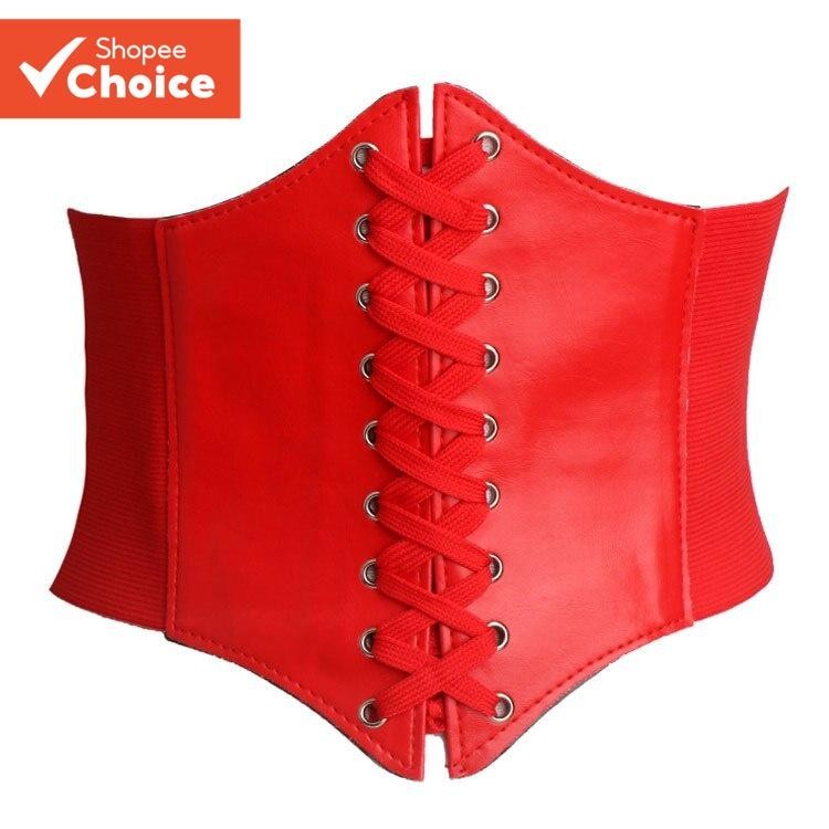 Espartilho Largo Feminino Cinto Elástico Cintura Cincher Para Vestidos E Bodycon