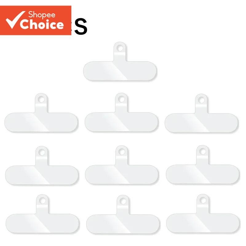 1/3/5/10Pcs Universal Tpu Telefone Móvel Junta Do Cartão De Cordão Anti-Perda Nylon Destacável Almofada De Pendurar
