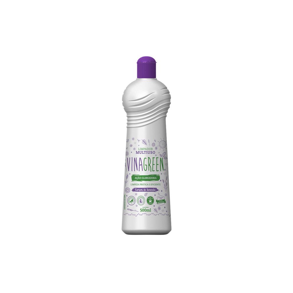 Vinagreen Limpador Multiuso Campos de Lavanda 500ml em Oferta na Shopee