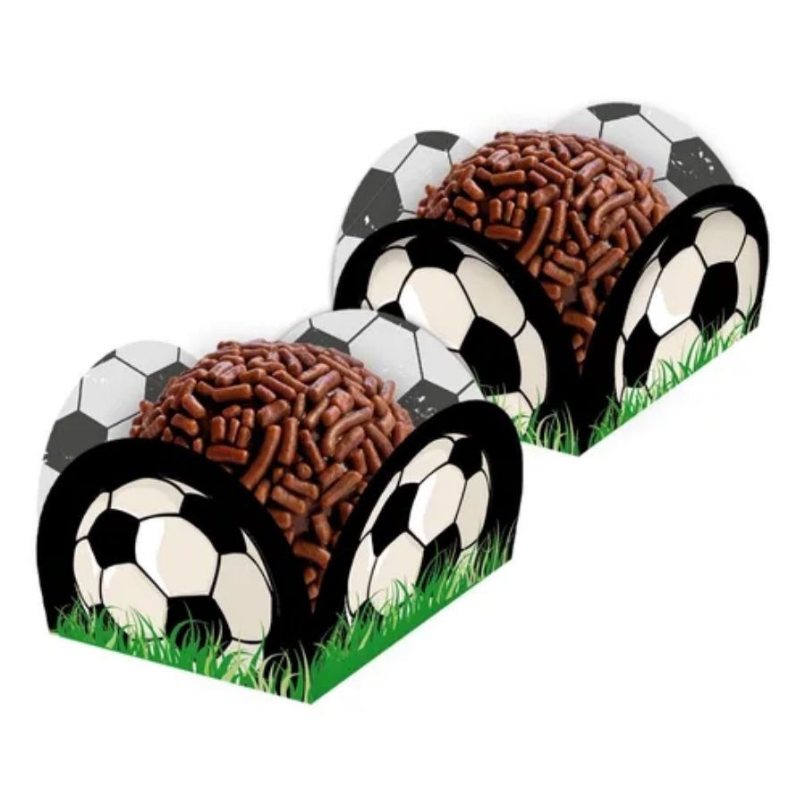 Porta Forminha - Futebol - 3,2x3,2cm - 40 unidades - Rizzo em Oferta na Shopee