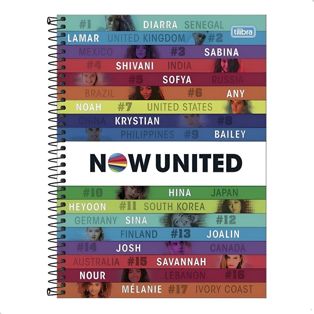 Caderno Tilibra Now United 10 Materias Cd Univercitario 160 Folhas