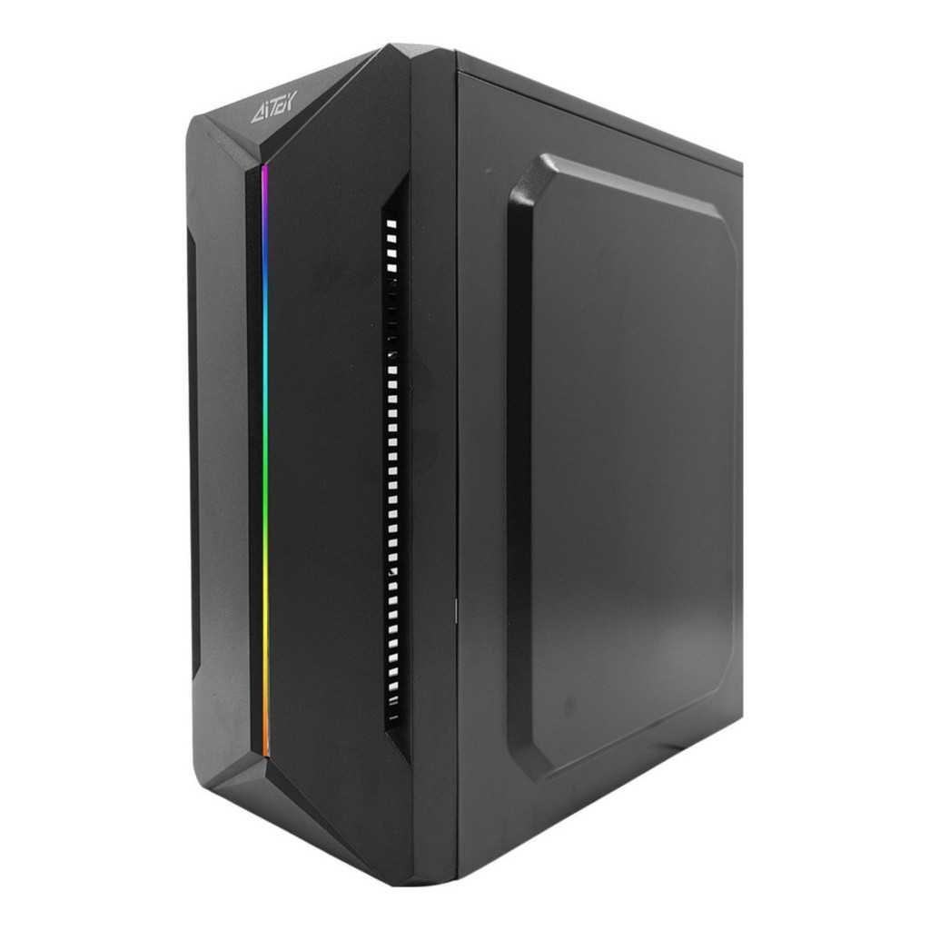 Gabinete para PC Gamer Aitek Preto com Fonte 230W e USB Frontal