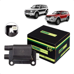 Bobina de Ignição LE Mitsubishi Pajero 3.0 GLS V6 12V 92-2000/ Pajero Sport 3.0 V6 24V 99-2006 3.5 V6 24V 2007-2009