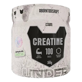 Creatina Borntodisrupt 300G Pura Under Labz em Oferta na Shopee
