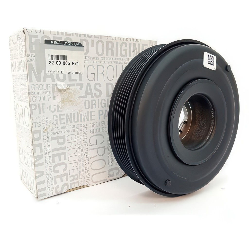 Polia do Virabrequim para Renault Master 2.3 16V 2014 até 2025 - Cód. 8200805671