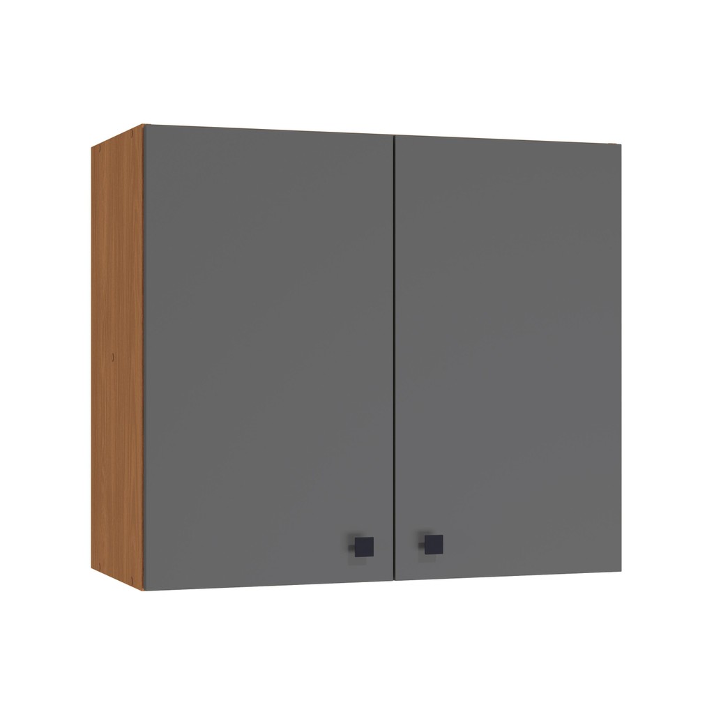 Armário Aéreo Kappesberg Pixel 2 Portas Canela/Cinza Sagrado 80cm em Oferta na Shopee