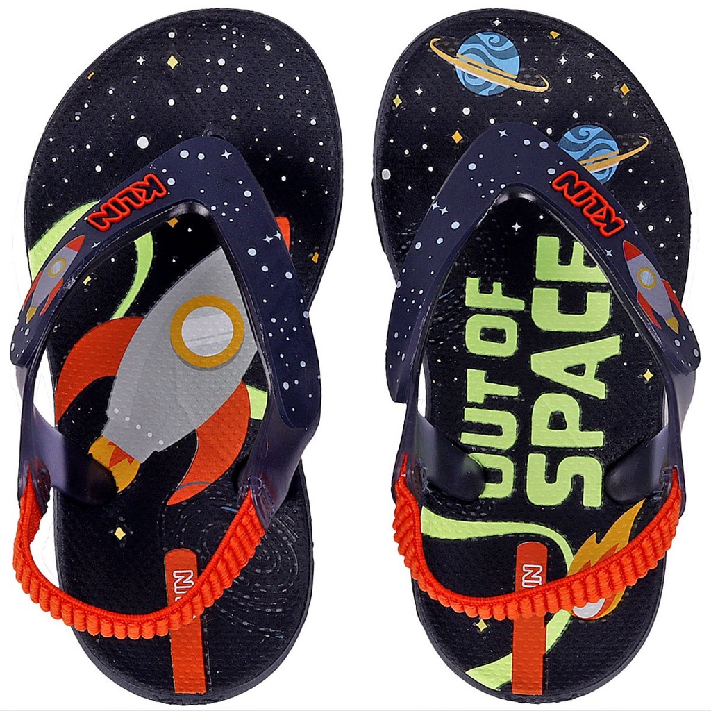 Chinelo Infantil Menino Confortável Aqua Print Klin  Azul Marinho em Oferta na Shopee