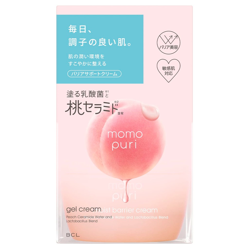 BCL Momo puri Creme Barreira Hidratante 80g Momopuri-Envio Do Japão -