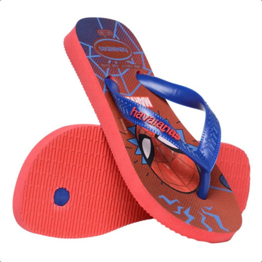 Chinelo Infantil Havaianas Marvel II Kids Heróis da Marvel Leve e Durável