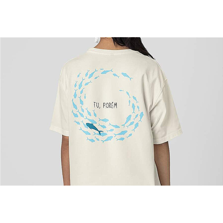 Camiseta 100% Algodão Básica Cristã Feminino Estilo Streetwear Tu Porém Tubarões Lançamento Envio Rápido em Oferta na Shopee