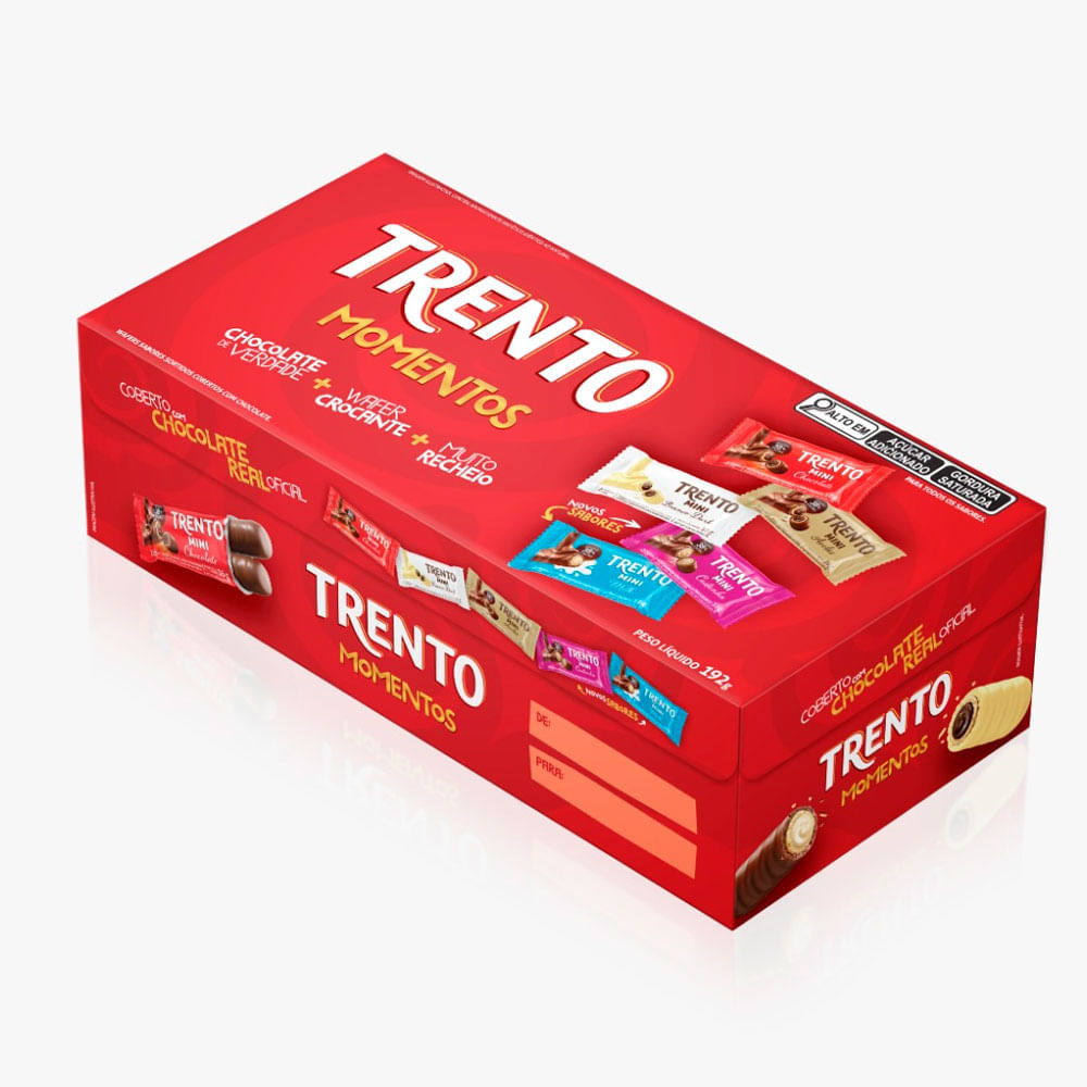 Bombons Trento Momentos 192g - Food & Beverages