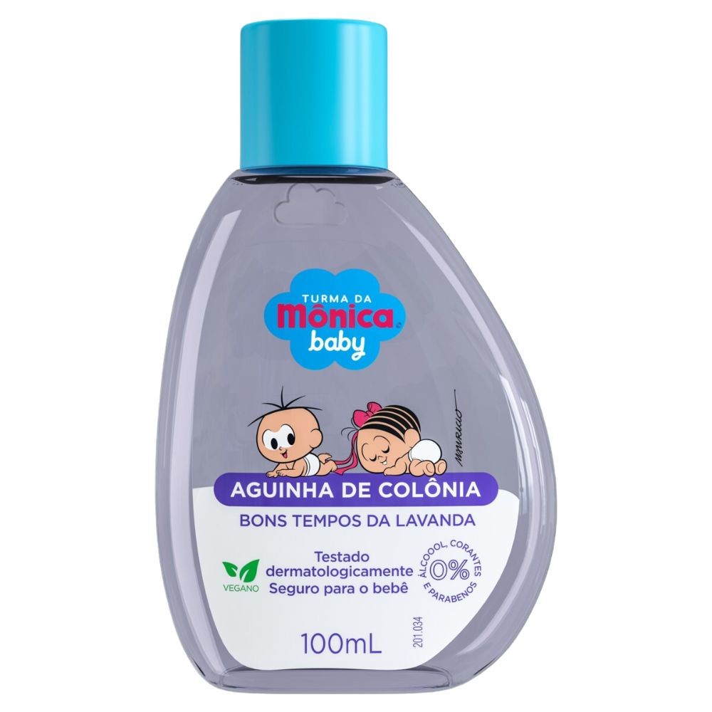 Água de Colônia Turma da Mônica Baby Bons Tempos da Lavanda 100ml - Mom & Baby