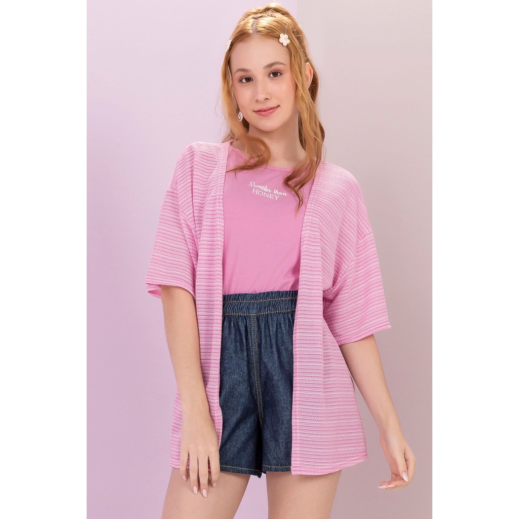 Conjunto Juvenil Feminino em Crochê Beats Rosa - Baby & Kids Fashion