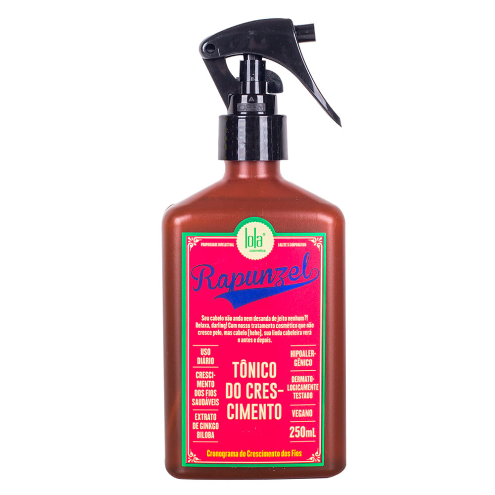 Tônico Capilar Lola Crescimento Rapunzel 250ml - Beauty