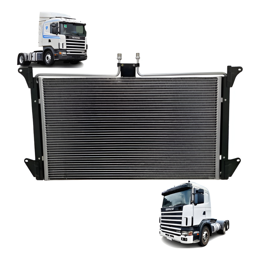 Condensador Ar Scania 114 / 124 Até 2007 Adaptação Fluxo em Oferta na Shopee
