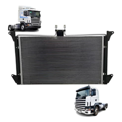 Condensador Ar Scania 114 / 124 Até 2007 Adaptação Fluxo