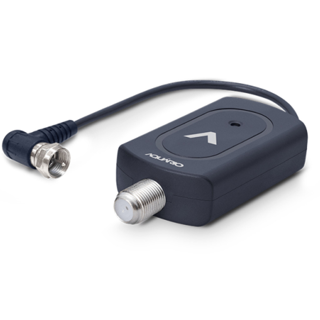 Booster Amplificador Interno de Sinal de TV Preto - Aquário