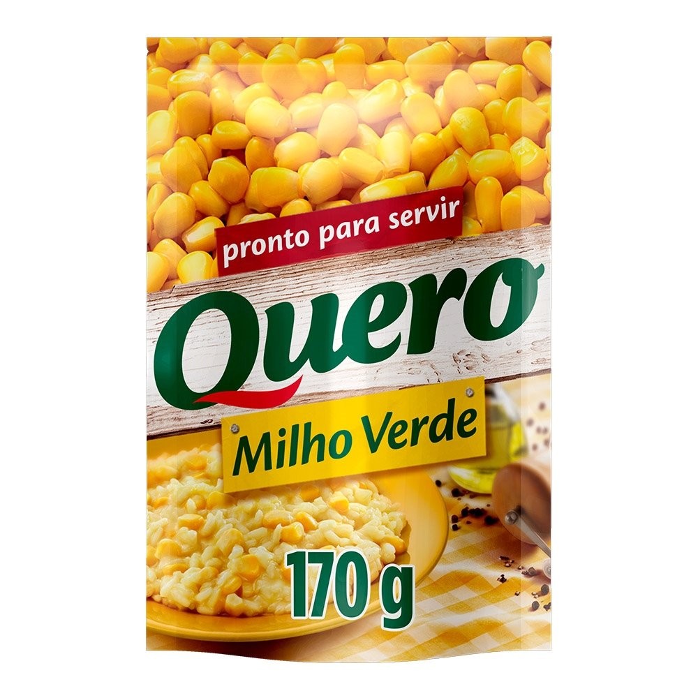 Milho Verde Quero 170g - Embalagem com 24 Unidades
