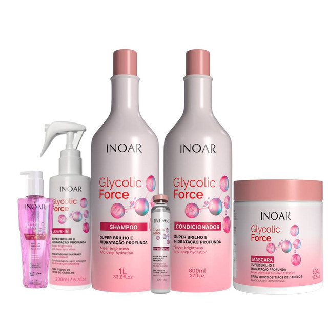Inoar Glycolic Force Kit 6 Produtos em Oferta na Shopee