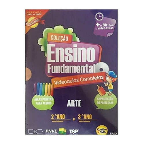 Coleção DVD Ensino Fundamental 2º e 3º Ano Arte e Arquitetura Autor: Editora TSP (dvd) (Novo, Lacrado)