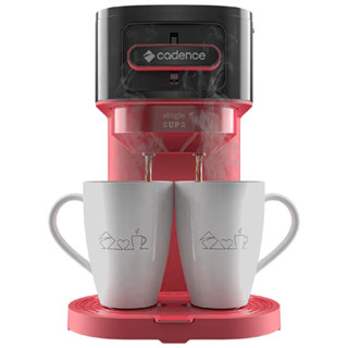 Cafeteira Elétrica Single CAF230 Preto/Vermelho - Cadence em Oferta na Shopee