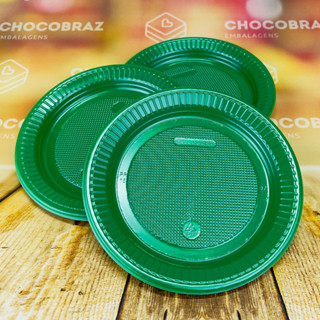 50~250 PRATO 15cm ANIVERSARIO VERDE BELLO FESTA em Oferta na Shopee