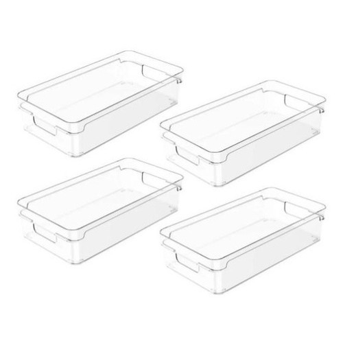 Kit 4 Organizadores de Armários 30x15x7cm Clear Ou em Oferta na Shopee