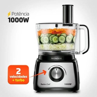 Multiprocessador Turbo Chef Mondial 7 em 1 MPN01B 127v Preto em Oferta na Shopee