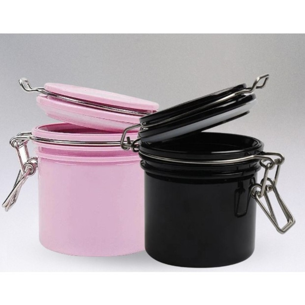 Pote Para Conservação De Cola Alongamento De Cílios Rosa E Preto · foto 2