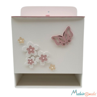 Porta Fraldas Jardim com Flores de Cerejeira para Bebê Menina em Oferta na Shopee
