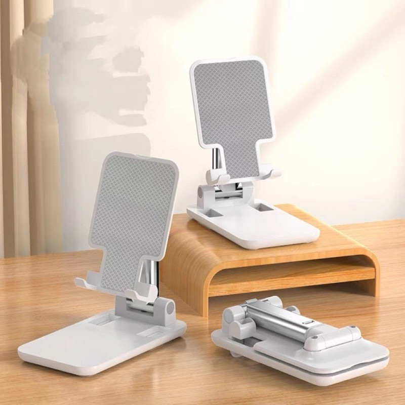 Suporte Universal Dobrável Para celular Tablet Ajustável Portátil de Mesa