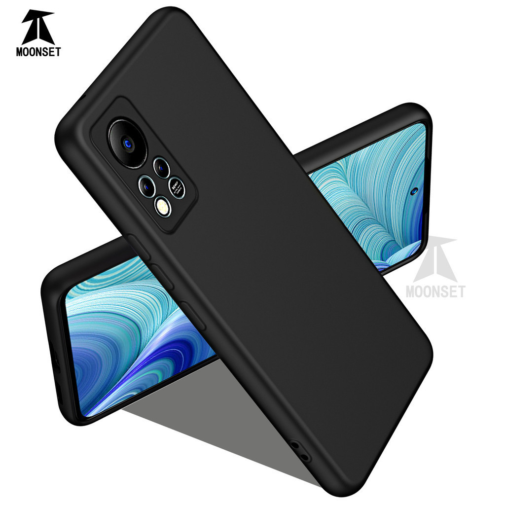 Para A Capa infinix Hot 11s NFC Atualizado Com Proteção Da Câmera De Borda Quadrada Fina À Prova De Choque