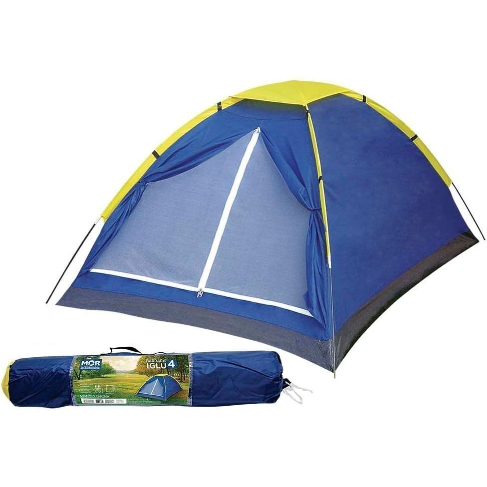 Barraca de camping tipo Iglu para até 2 Pessoas em acampamento praia casal crianças - Impermeável