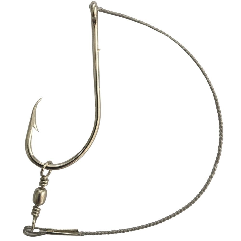 Cartela Anzol Encastoado Marine 4330 Níquel Cabo Flex 10unid em Oferta na Shopee