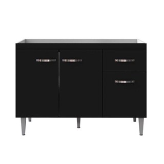 Balcão De Pia Gabriela 120 Cm Preto - Ajl em Oferta na Shopee