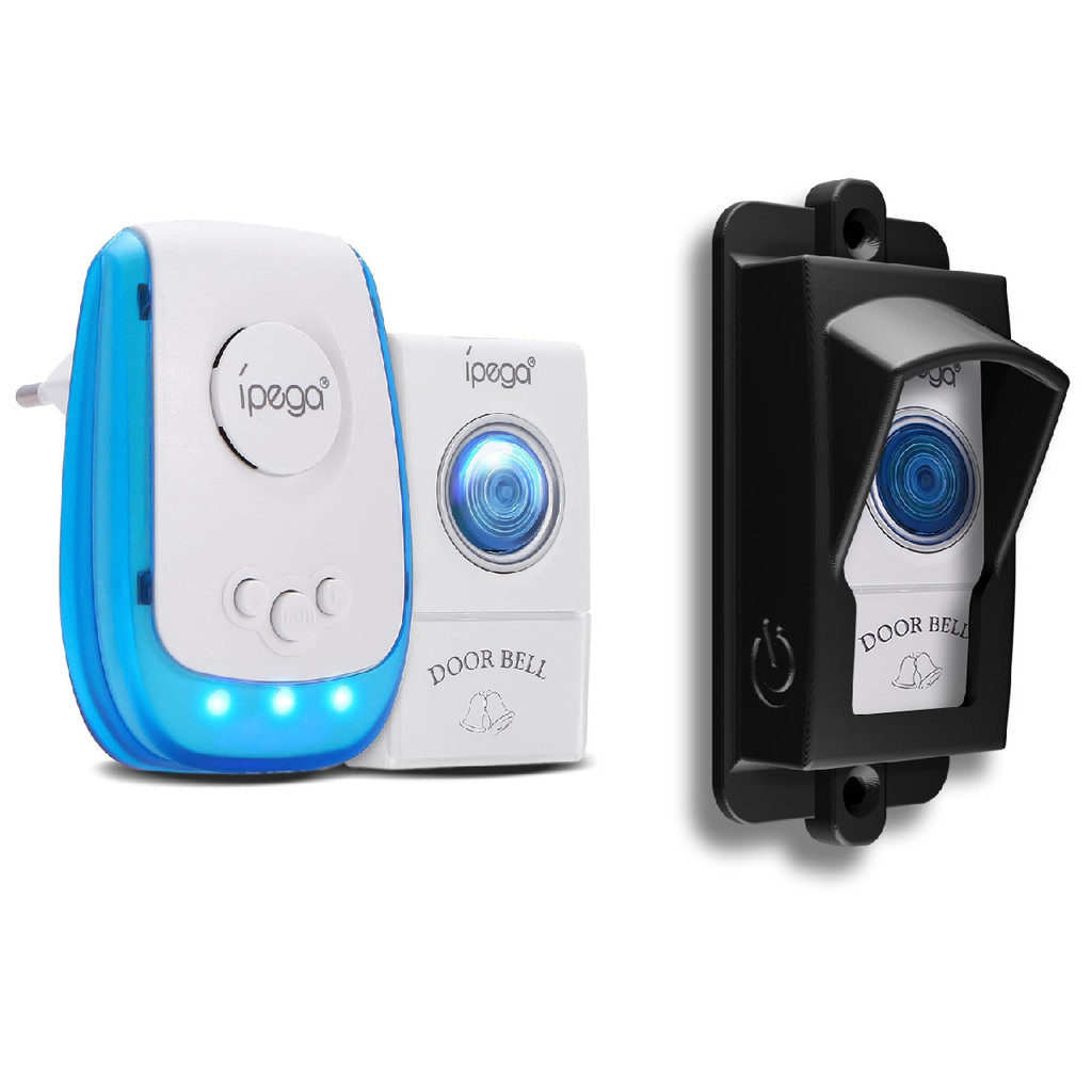 Campainha Com Protetor anti roubo e chuva Incluso Ipega kp-ca320 Distancia 150mt