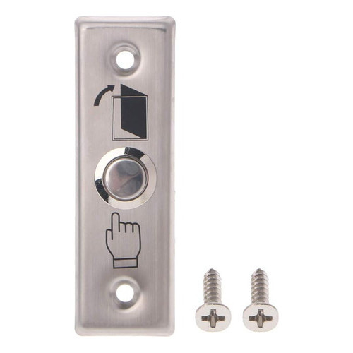 Botão De Acesso Abrir Porta Liberação Inox Botoeira em Oferta na Shopee