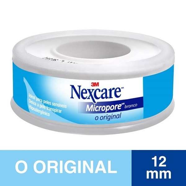 Curativo Nexcare Micropore 12MM X 4,5M Branco em Oferta na Shopee