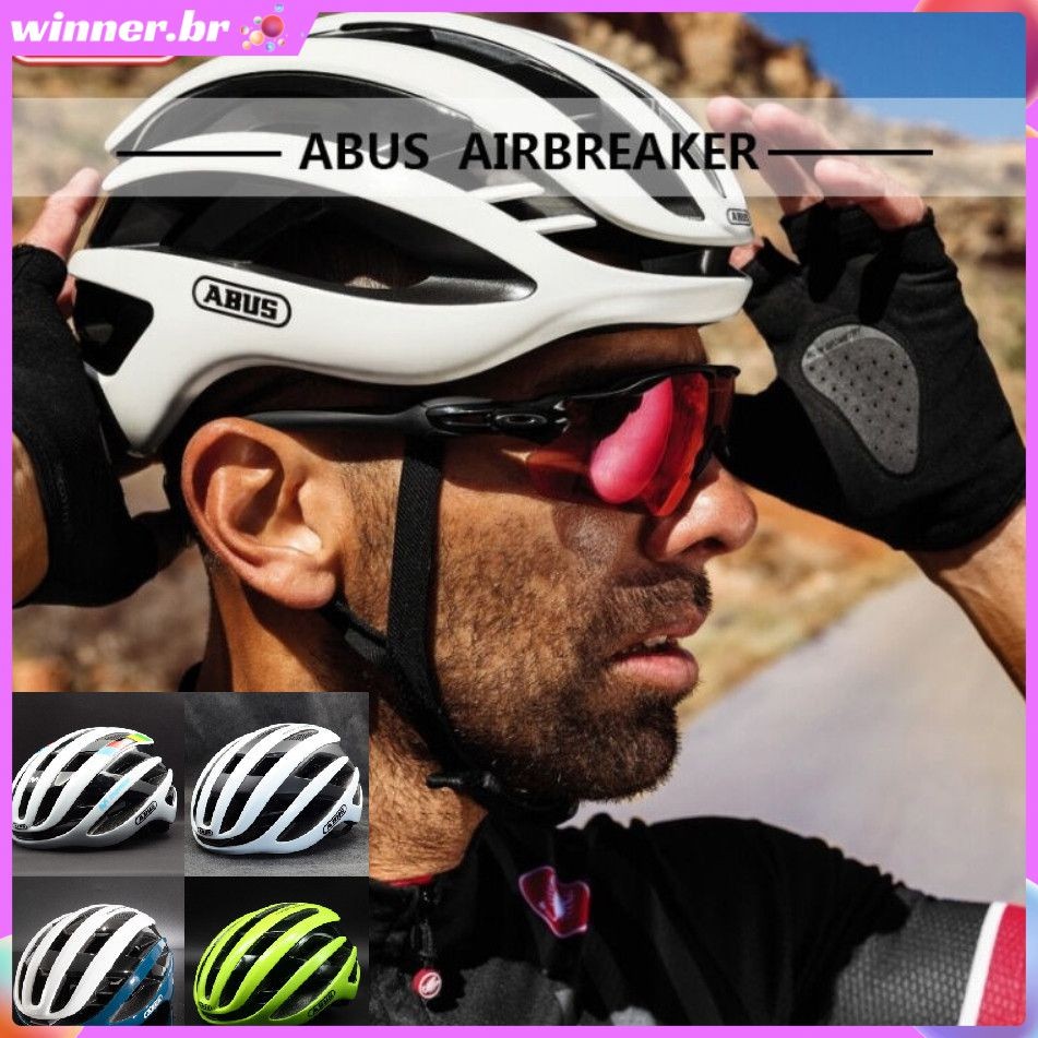 Capacete De Ciclismo ABUS Unisex Urban Road Riding Ultra Light Chapéu De Proteção Para De Montanha Ao Ar Livre Segurança