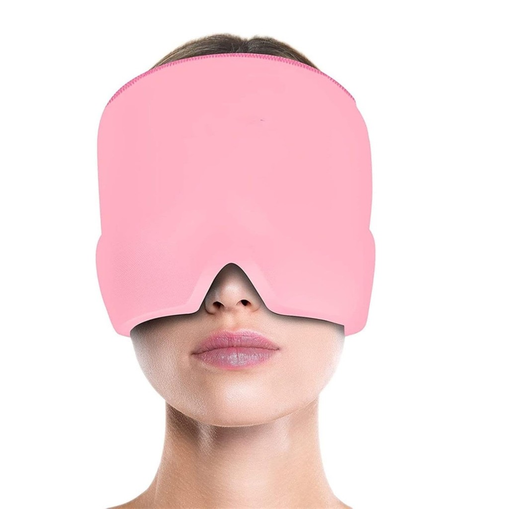Touca Máscara Tapa Olho Anti Stress Dor De Cabeça Enxaqueca