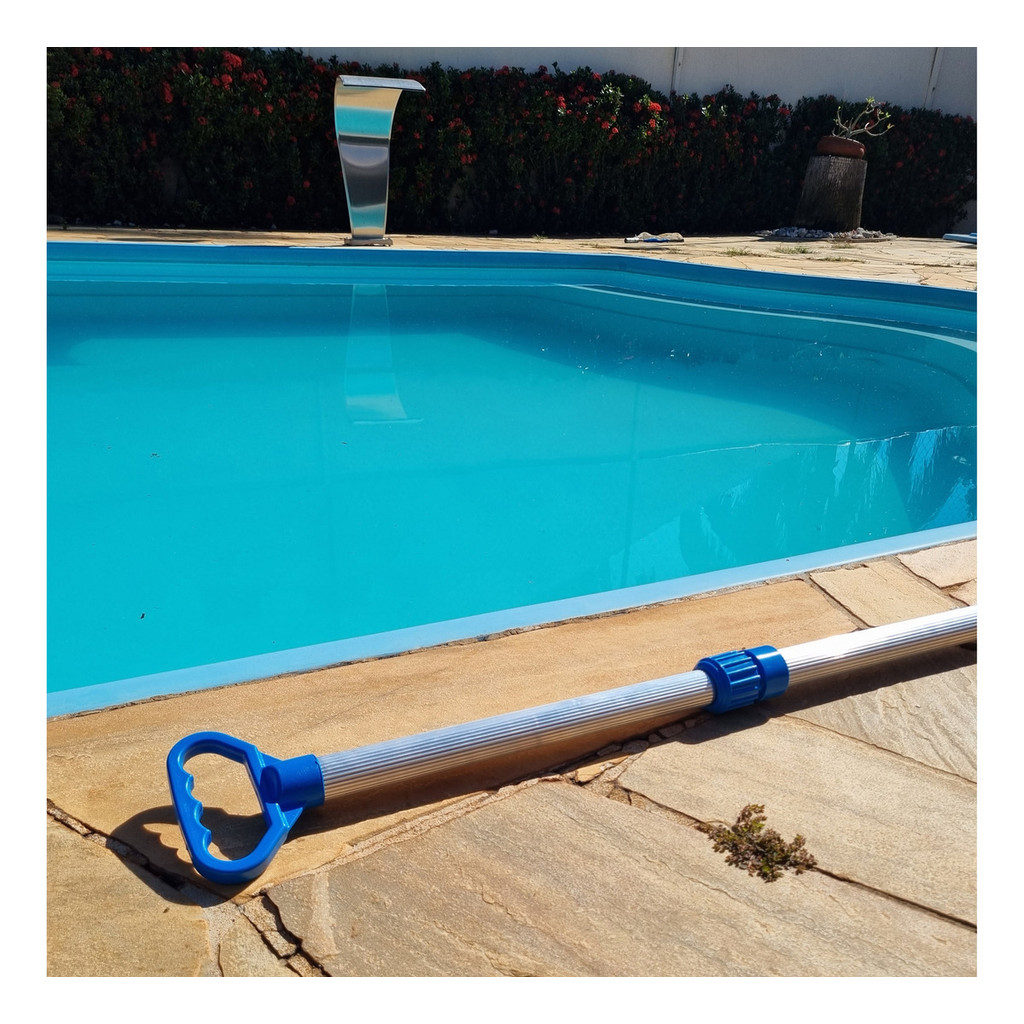 Cabo De Alumínio 3 Metros Limpeza De Piscina