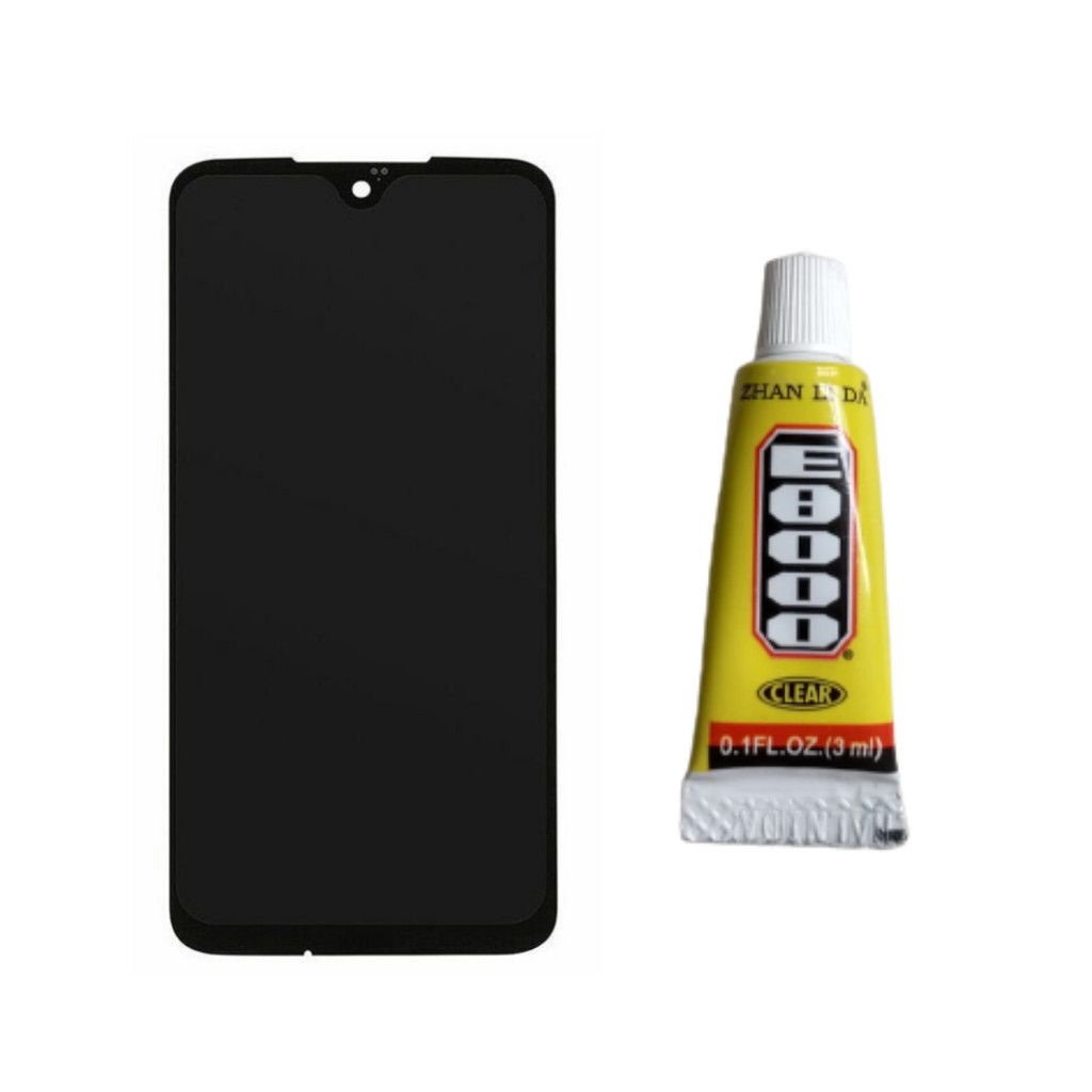 Tela Display Lcd Touch Para Moto G8 Plus Preto + Cola 3 Ml