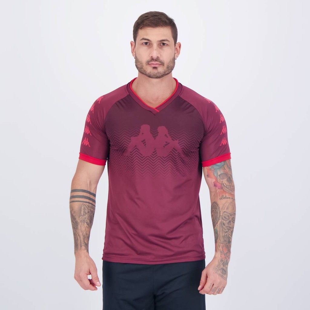 Camisa Kappa Braddy Bordô - Men Clothes