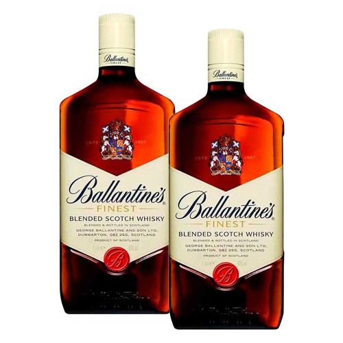 Kit Whisky Escocês Ballantines Finest 1litro com 2 unidades em Oferta na Shopee