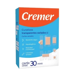 Curativo Cremer Transparente Variados 30 Unidades
