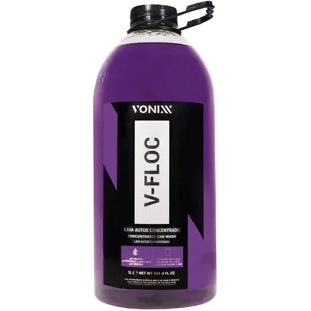 Shampoo Automotivo Lava Auto V-floc Concentrado 3l Vonixx