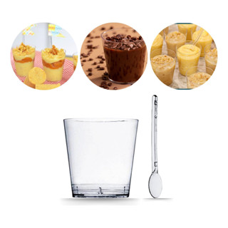 50/100/200/300/400/500 Copinho Para Brigadeiro De Colher 25ml + Colherzinha em Oferta na Shopee