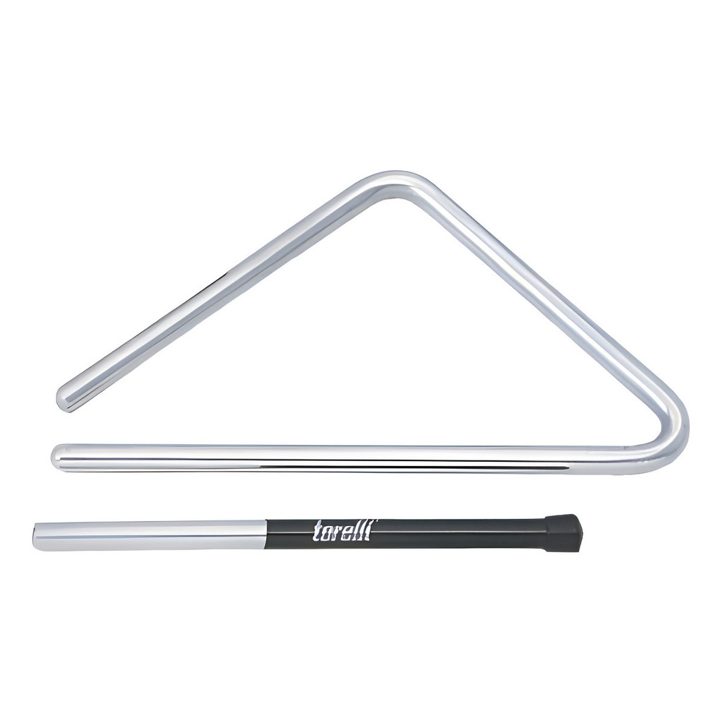 Triângulo De Alumínio Médio 28cm Com 330g Torelli Tl607